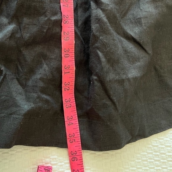 Everlane The Smocked Linen Shift Dress: Black NWT - Picture 9 of 16